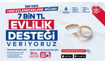 İBB'DEN İHTİYAÇ SAHİBİ ÇİFTLERE EVLİLİK DESTEĞİ