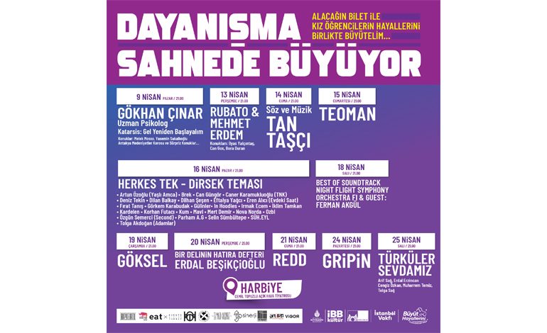 SAHNEDE DAYANIŞMAYA YOĞUN İLGİ