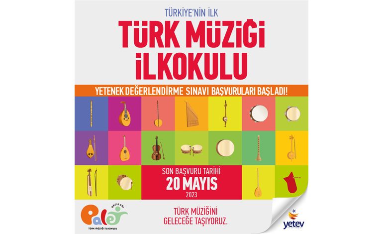 PALET TÜRK MÜZİĞİ İLKOKULU YETENEK SINAVI İÇİN GERİ SAYIM BAŞLADI