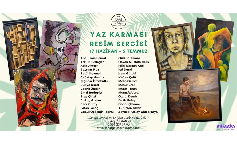 Yaz Karması Sergisi Evrim Sanat Galeri’sinde Açıldı