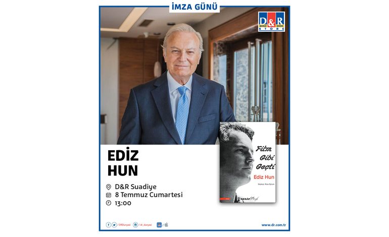 Ediz Hun, D&R’da Yeşilcam rüzgarı estirecek