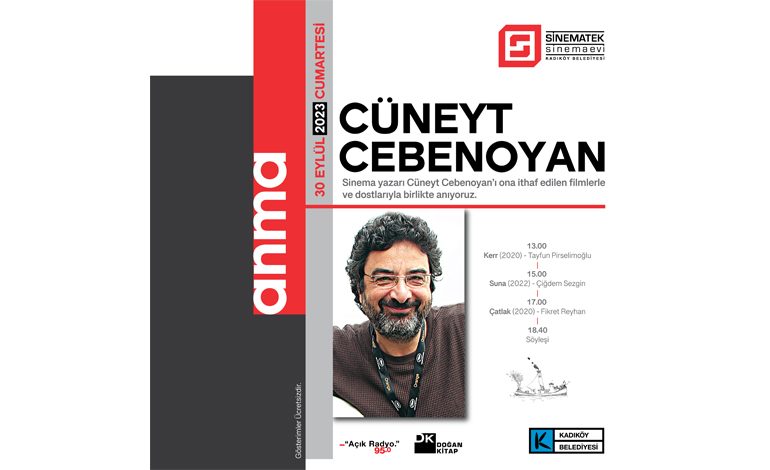 Cüneyt Cebenoyan, adına ithaf edilen filmlerle Sinematek/Sinema Evi’nde anılacak