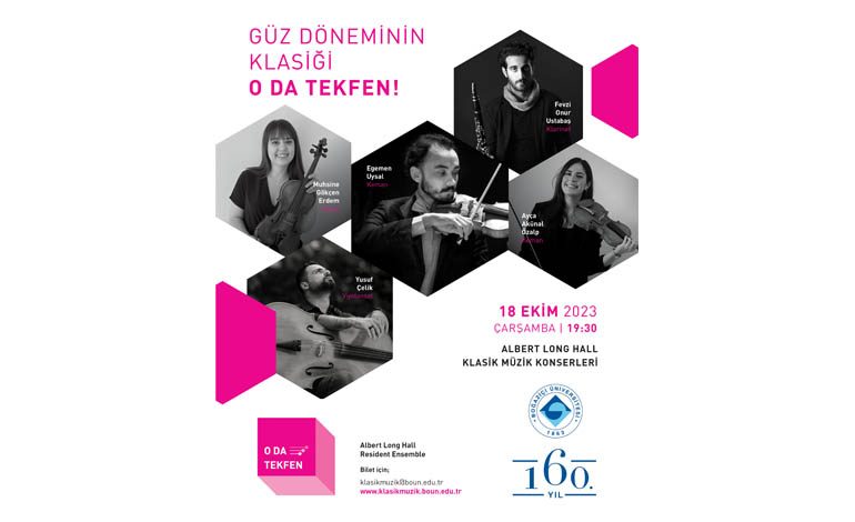 Albert Long Hall Klasik Müzik Konserleri 18 Ekim’de başlıyor