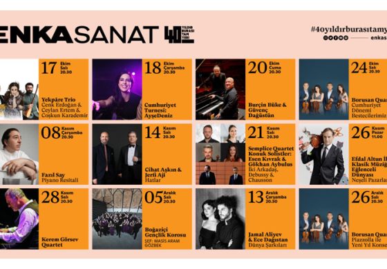 Caz ve Klasik Müzik Yeni Sezonda ENKA Sanat’ta Buluşuyor!