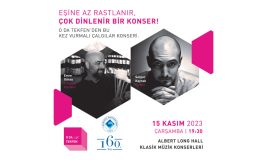 O da Tekfen’den Boğaziçi Üniversitesi Albert Long Hall’da bir Türkiye prömiyeri