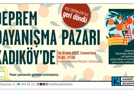 KADIKÖY, DEPREMZEDE ÇİFTÇİLERLE DAYANIŞMAYA DEVAM EDİYOR