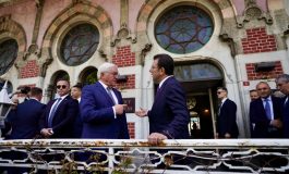 GÜNAYDIN VE İMAMOĞLU, ALMANYA FEDERAL CUMHURBAŞKANI DR. FRANK-WALTER STEİNMEİER’İ SİRKECİ GARI’NDA KARŞILADI