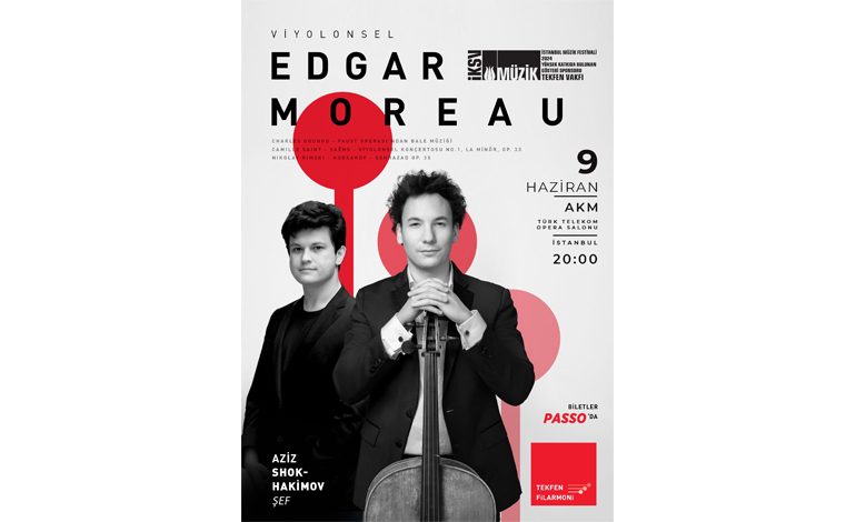 Tekfen Filarmoni, Genç Viyolonsel Sanatçısı Edgar Moreau ile 52. İstanbul Müzik Festivali’nde 