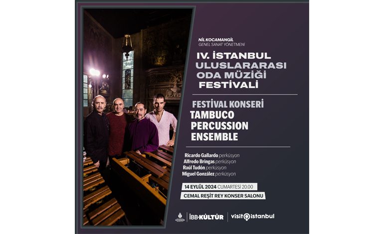 DÖRT KEZ GRAMMY ADAYI, VURMALI ÇALGILAR EFSANESİ TAMBUCO PERCUSSION ENSEMBLE’IN İLK TÜRKİYE KONSERİ, 14 EYLÜL’DE CRR’DE!