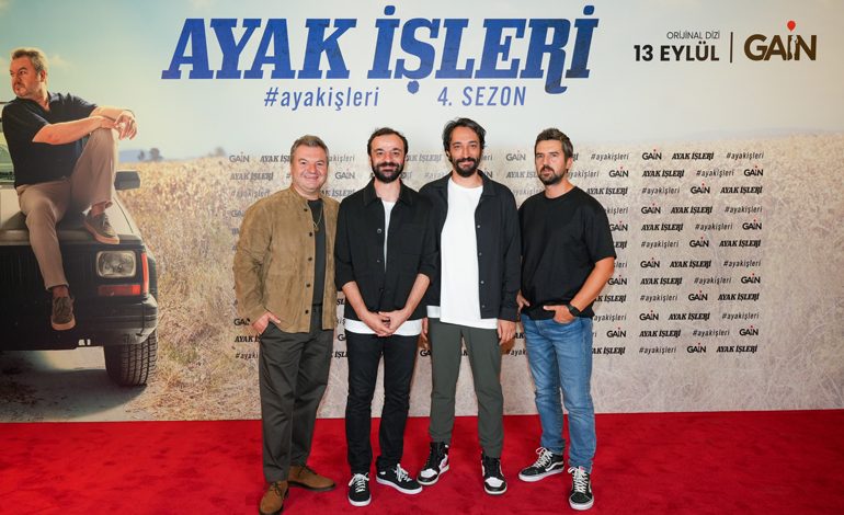 GAİN’in sevilen dizisi “Ayak İşleri”nin dördüncü sezonu muhteşem bir partiyle kutlandı!