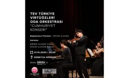 TEV Türkiye Virtüözleri Oda Orkestrası Cumhuriyet Konseri 31 Ekim'de Süreyya Operası'nda!
