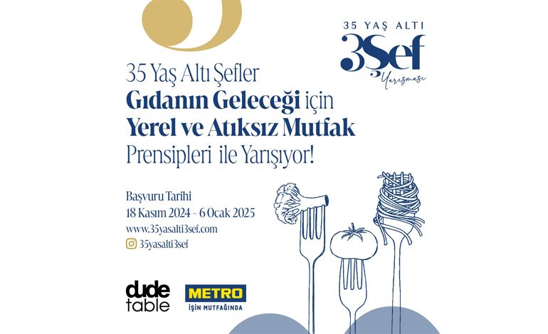 “35 Yaş Altı 3 Şef” Yarışması Genç Şeflerin Başvurularını Bekliyor! Son başvuru tarihi 6 Ocak!