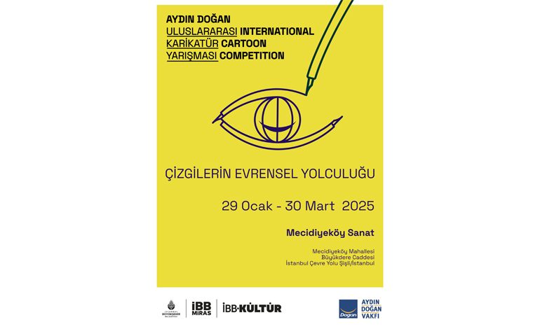 AYDIN DOĞAN ULUSLARARASI KARİKATÜR YARIŞMASI’NIN 40 YILA YAYILAN ÖDÜLLÜ ESERLERİ, MECİDİYEKÖY SANAT’TA SERGİLENİYOR!