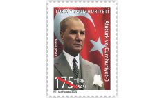 PTT'DEN “ATATÜRK VE CUMHURİYET-3” KONULU RESMİ POSTA PULLARI