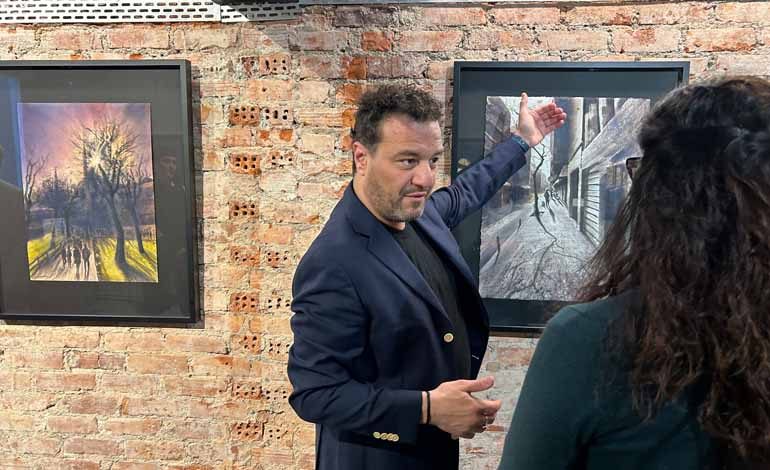 Andreas Georgiadis’den İstanbul’a ve Şiire Övgü Sergisi Devam Ediyor