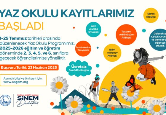 ÜSKÜDAR BELEDİYESİ YAZ OKULU KAYITLARI BAŞLADI