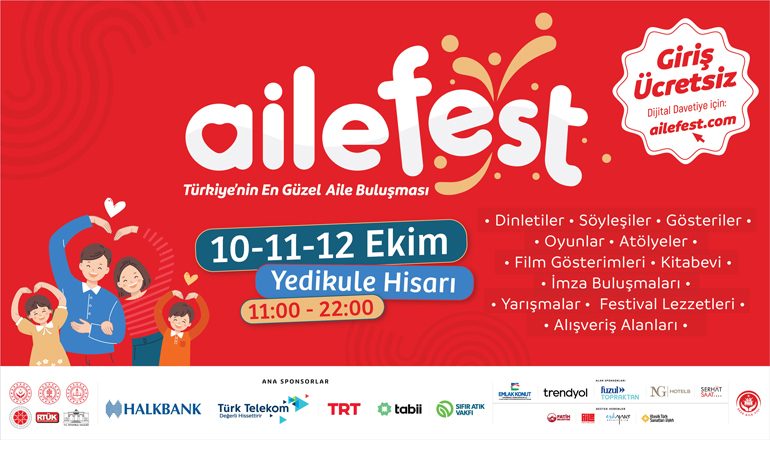 Türkiye’nin En Kapsamlı “Aile Festivali” Başlıyor