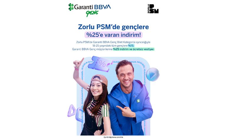 Garanti BBVA ve Zorlu PSM’den Gençler İçin İş Birliği