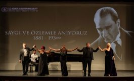 “Ebediyete Uğurlanışının Yıl Dönümünde, Atatürk’e Ulusal Müzikle Saygı”