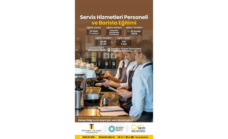 İstanbul Ticaret Üniversitesi ve İTO Restoran, Yiyecek-İçecek Hizmetleri Komitesi’nden Nitelikli İş Gücüne Katkı