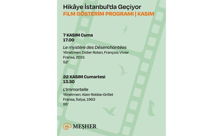 Meşher’de kasım ayı film gösterimleri
