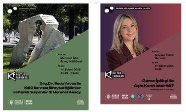 14 ŞUBAT’TA KÜLTÜR FABRİKASI’NDA SANAT ve FELSEFE SÖYLEŞİLERİ!