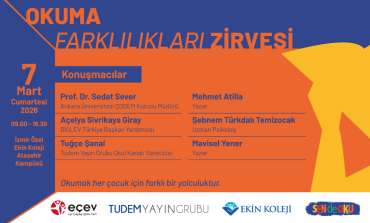 Okuma Farklılıkları Zirvesi 7 Mart’ta İzmir’de Gerçekleşiyor!