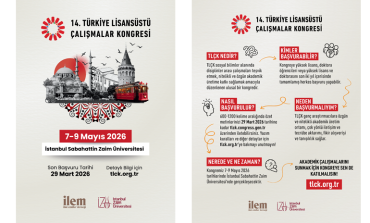 14. Türkiye Lisansüstü Çalışmalar Kongresi Mayıs'ta İstanbul'da Toplanıyor