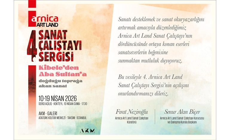 Arnica Art Land Sanat Çalıştayı Eserleri AKM’de Sanatseverlerle Buluşuyor