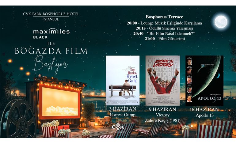 Bosphorus Teras’ta Açık Hava Sineması Başlıyor 