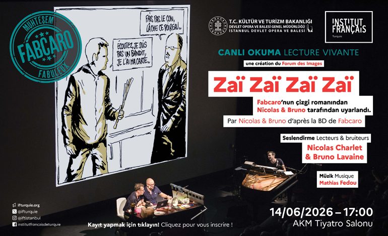 Fabcaro’nun kült eseri Zaï Zaï Zaï Zaï, Nicolas ve Bruno’nun canlı performansıyla sahneye taşınıyor!